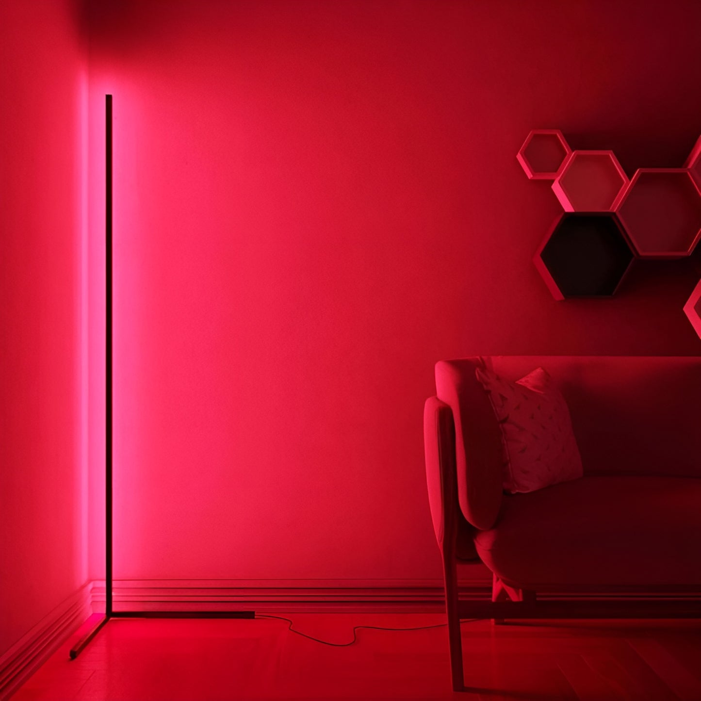 CORNER FLOOR LAMP